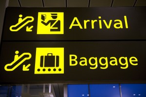 luggage, baggage, airport, signs
